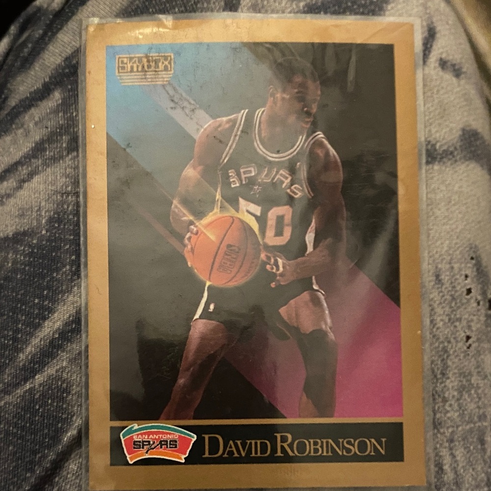 David Robinson Basketball Trading Card - Gold and Black